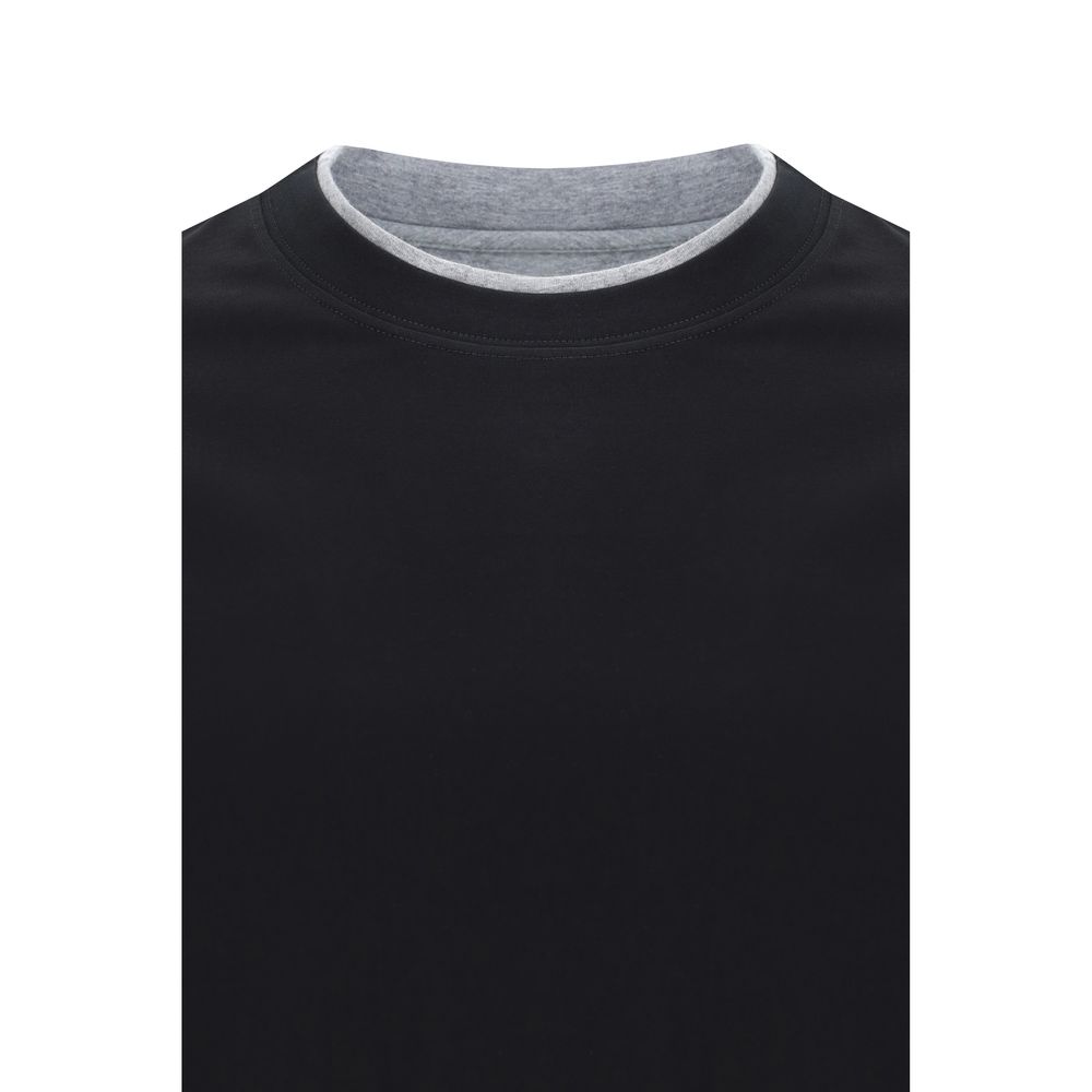 Black Cotton T-Shirt