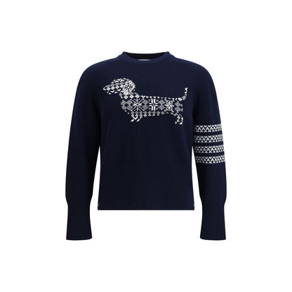 Blue Fleece Wool Sweatshirt