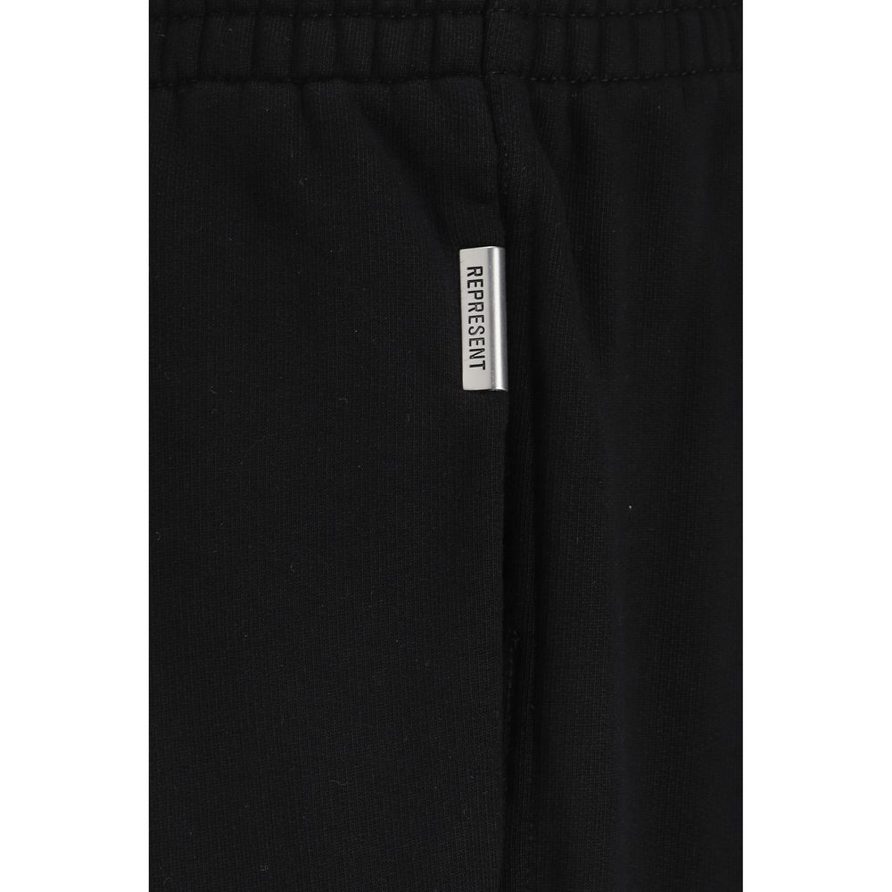 Black Cotton Joggers (Workout Pants)