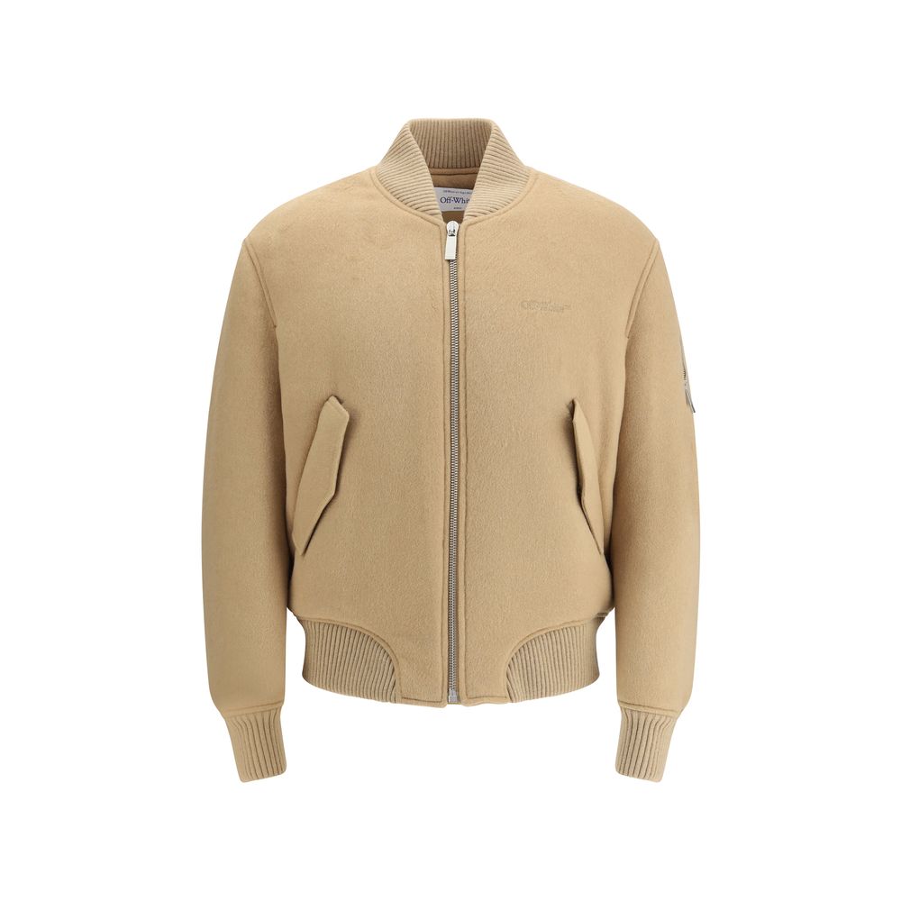Brown Cashmere Bomber