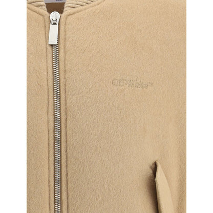 Brown Cashmere Bomber