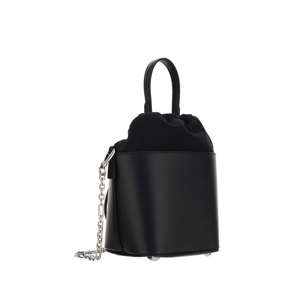 Black Calf Leather Bos Taurus Shoulder Bag