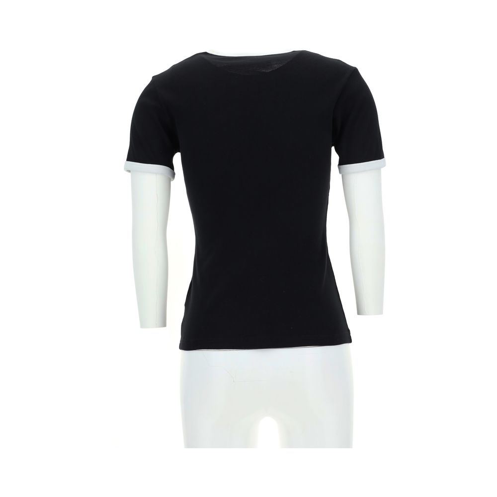 Black Cotton T-Shirt