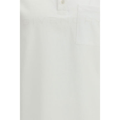 White Cotton Polo Shirt