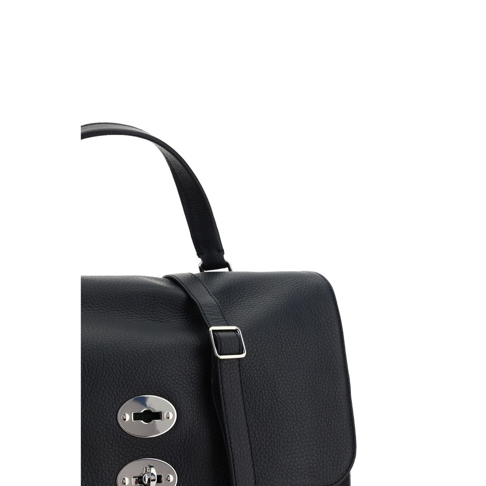Black Calf Leather Bos Taurus Shoulder Bag