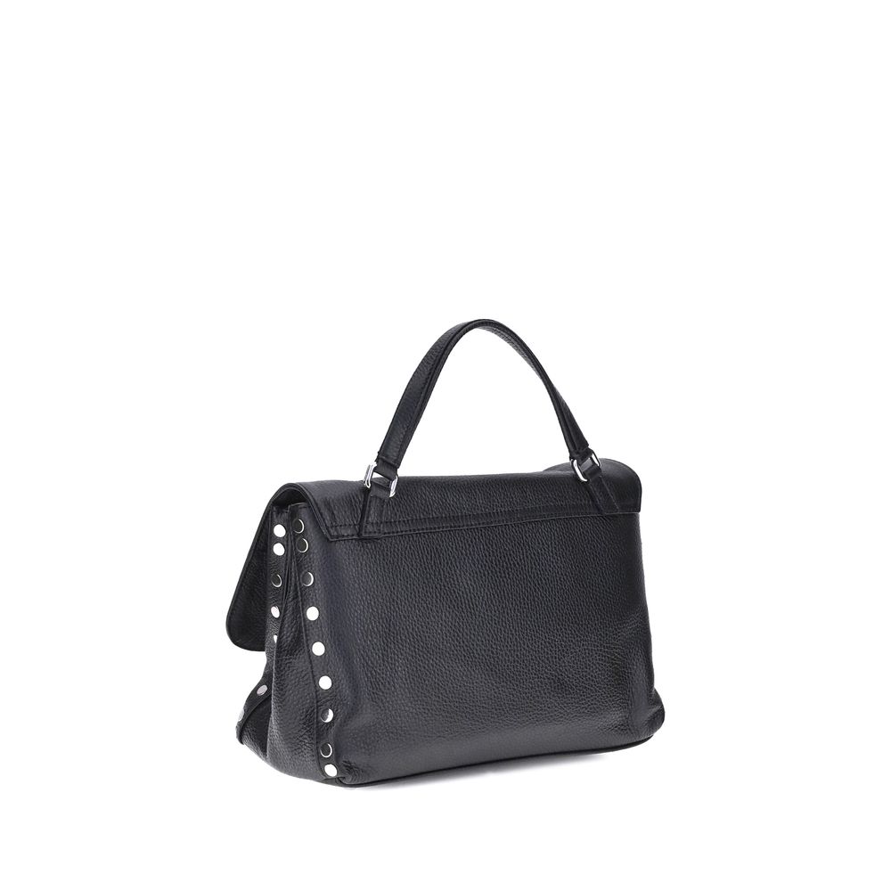 Black Calf Leather Bos Taurus Shoulder Bag