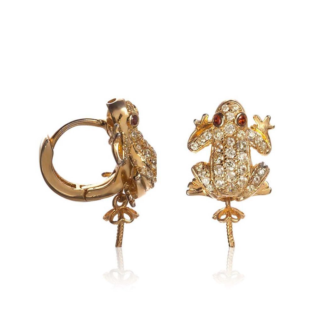 Gold Silver Earrings