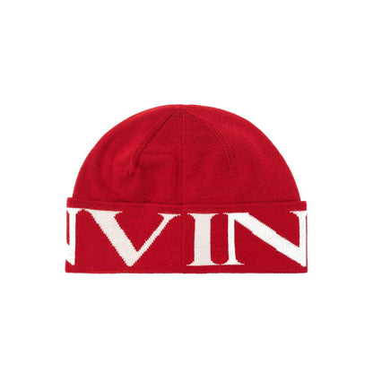 Red Wool Beanie