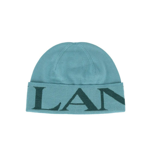 Green Virgin Wool Beanie