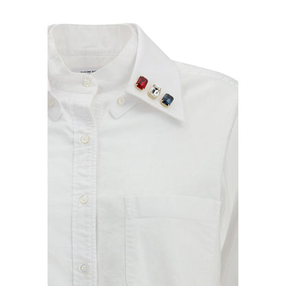 White Cotton Dress Shirt