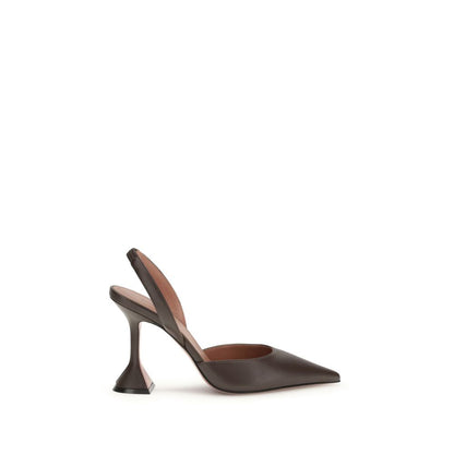 Brown Calf Leather Bos Taurus High Heel Pumps
