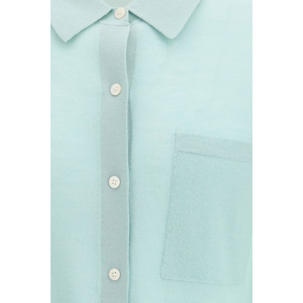 Light Blue Cashmere Dress Shirt