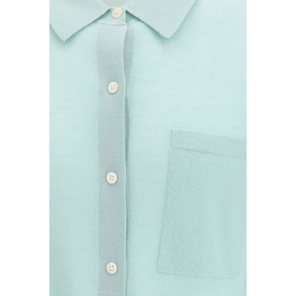 Light Blue Cashmere Dress Shirt