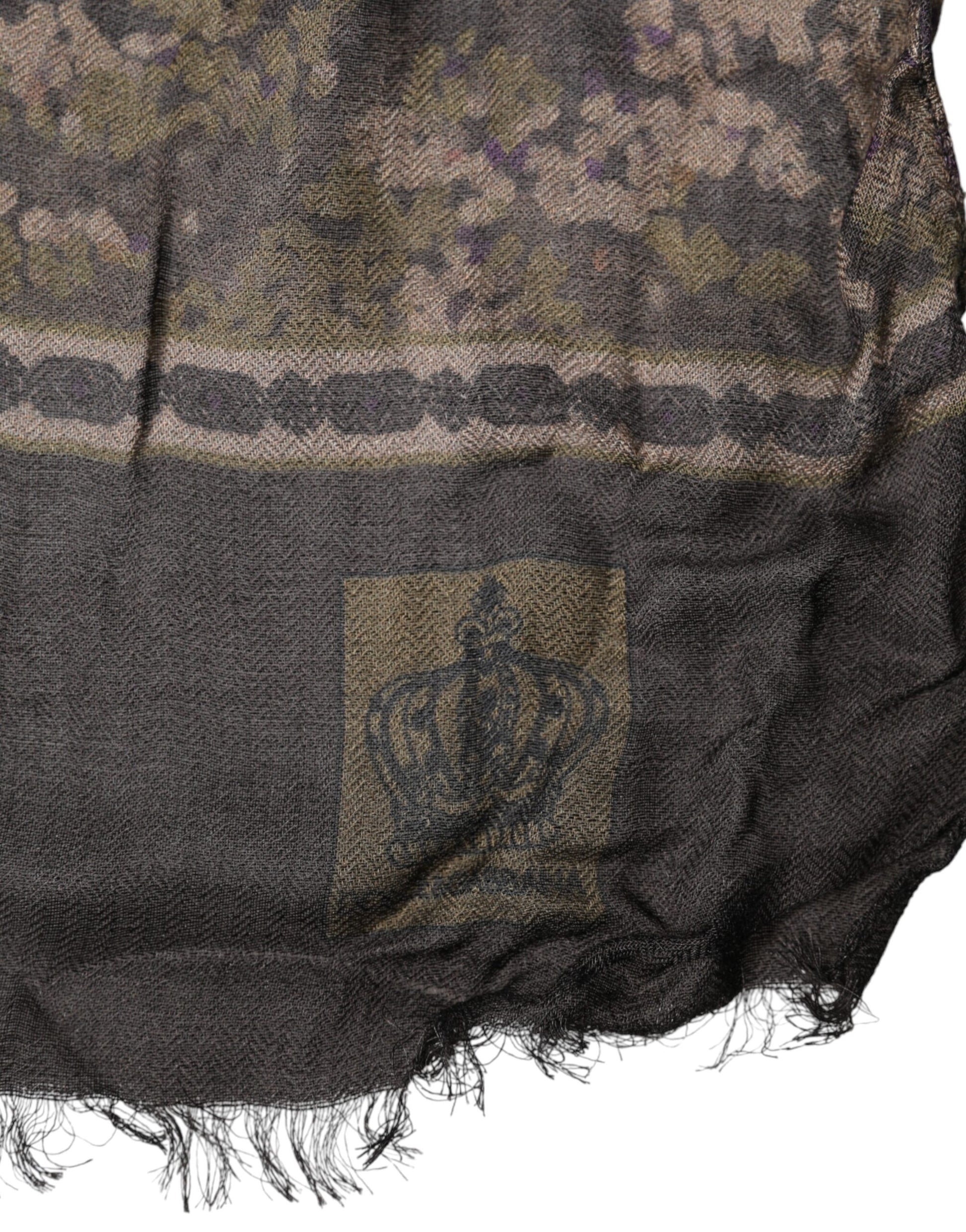 Brown Camouflage Modal Men Shawl Scarf