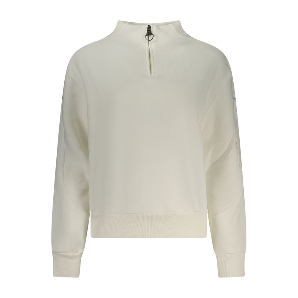 Bianco Cotton Women Sweatshirt