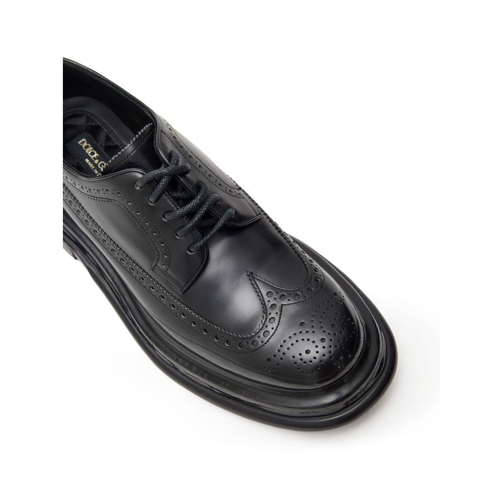 Black Leather Moccassin
