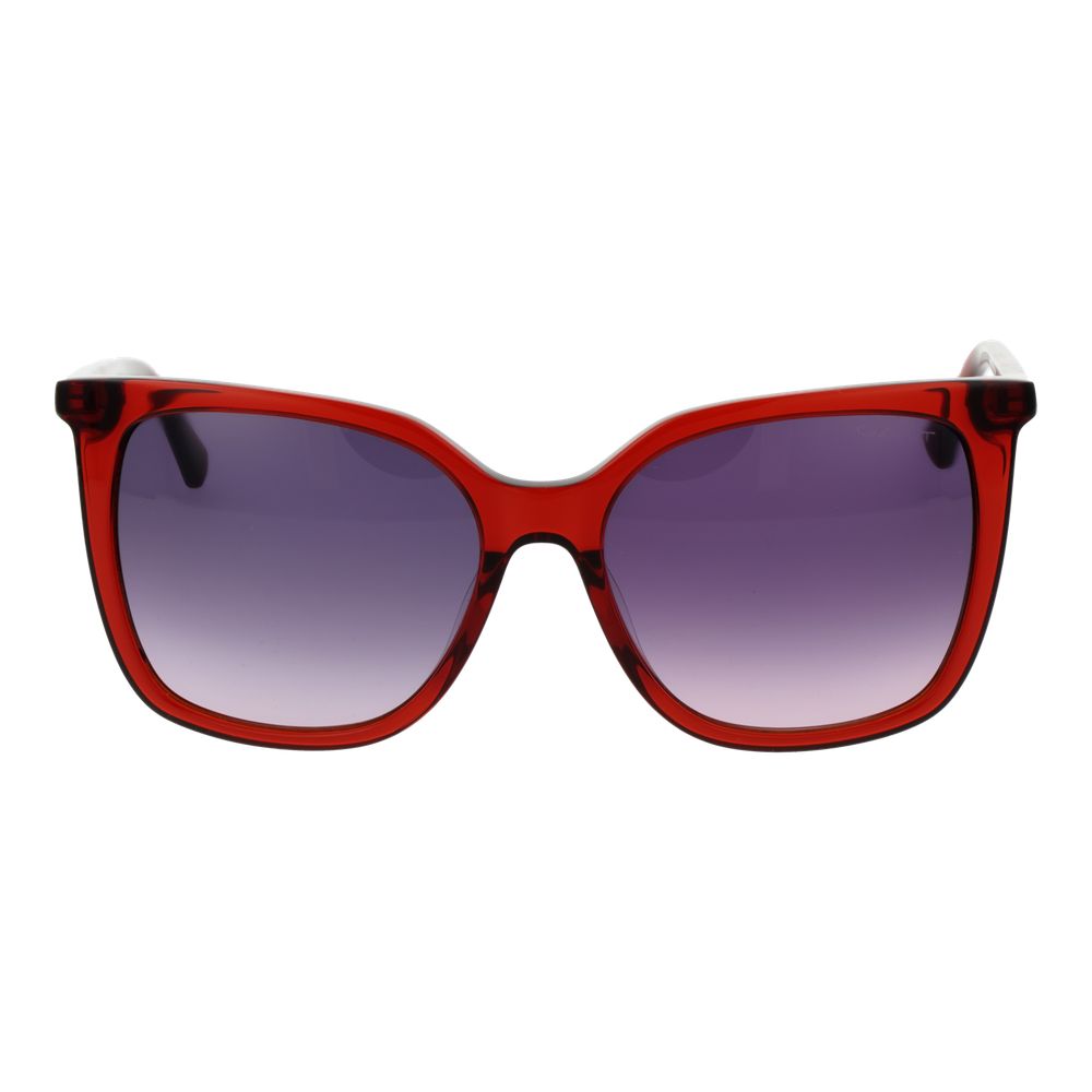 Red Acetate Sunglasses