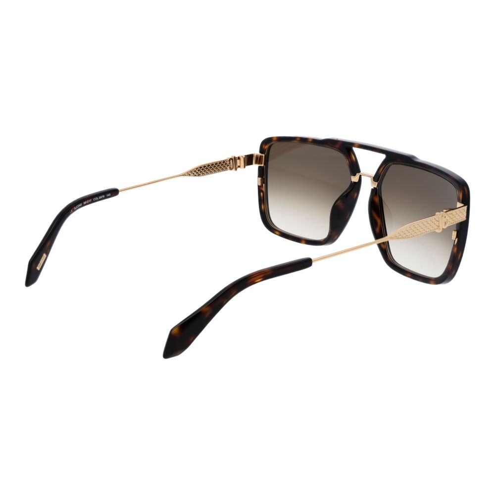 Brown Metal Sunglasses