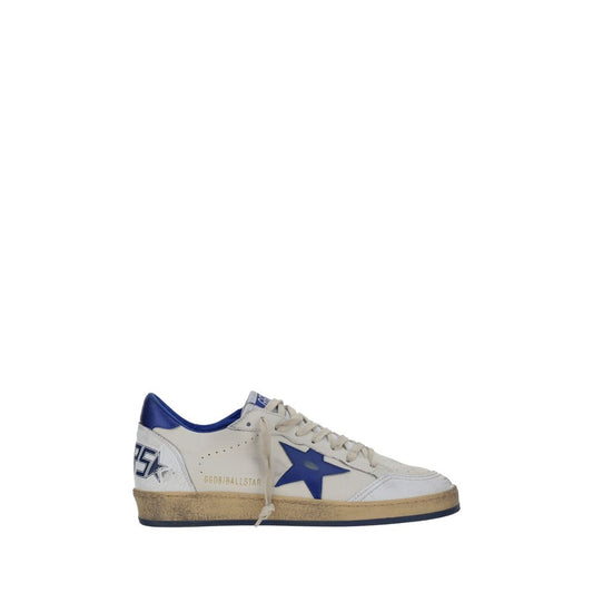 White Calf Leather Bos Taurus Low Top Sneakers