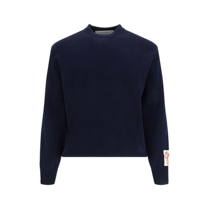 Blue Nylon Sweatshirt