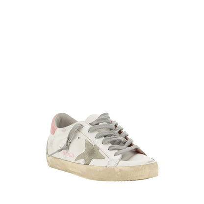 White Calf Leather Bos Taurus Low Top Sneakers