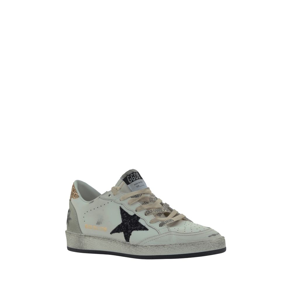 White Calf Leather Bos Taurus Low Top Sneakers