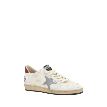 Cream Calf Leather Bos Taurus Low Top Sneakers