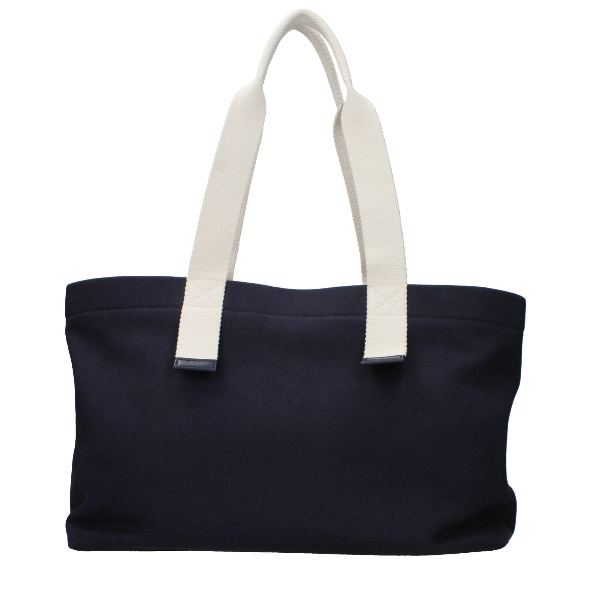 Blue Fabric Shoulder Bag