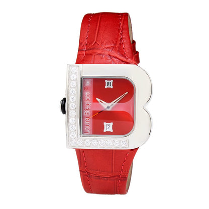 Multicolor Leather Dress Watch