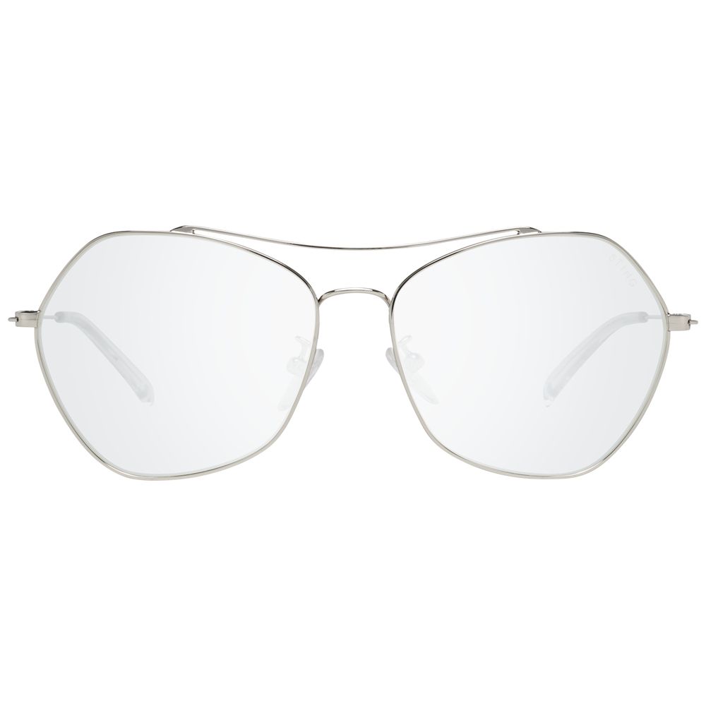 Gray Metal Sunglasses