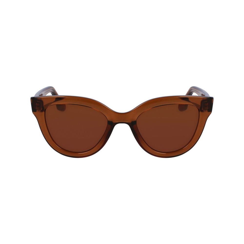 Brown Injected Sunglasses