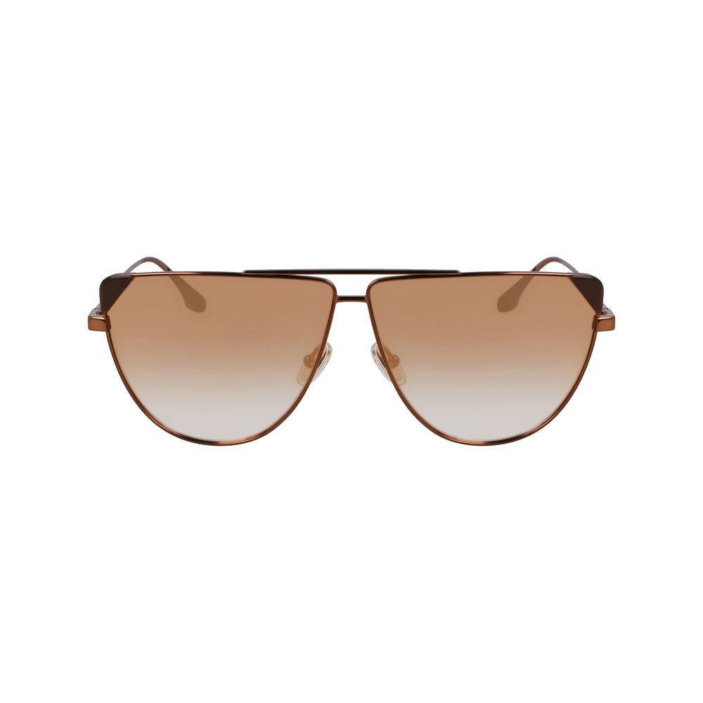 Brown Metal Sunglasses