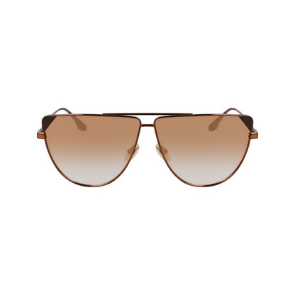 Brown Metal Sunglasses