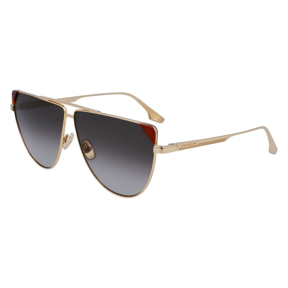 Brown Metal Sunglasses