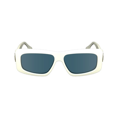 White Acetate Sunglasses