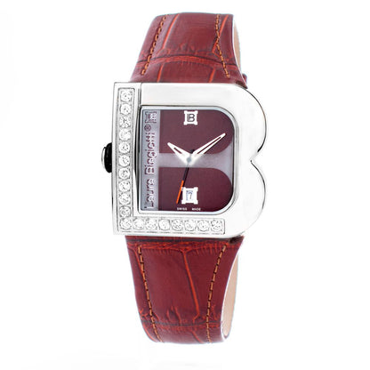 Brown Leather Dress Watch