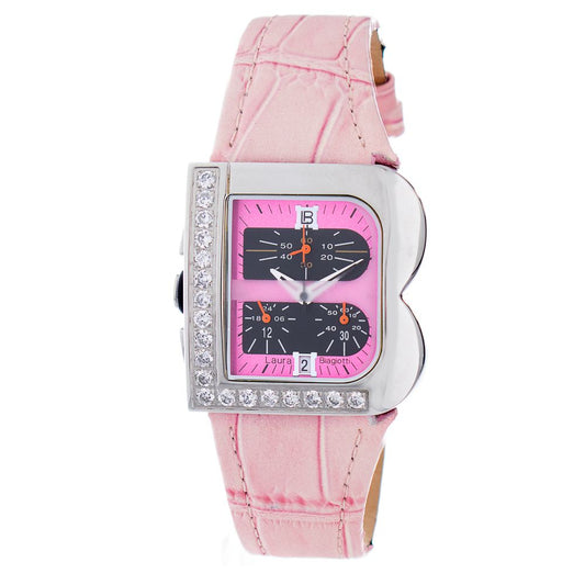 Multicolor Leather Dress Watch