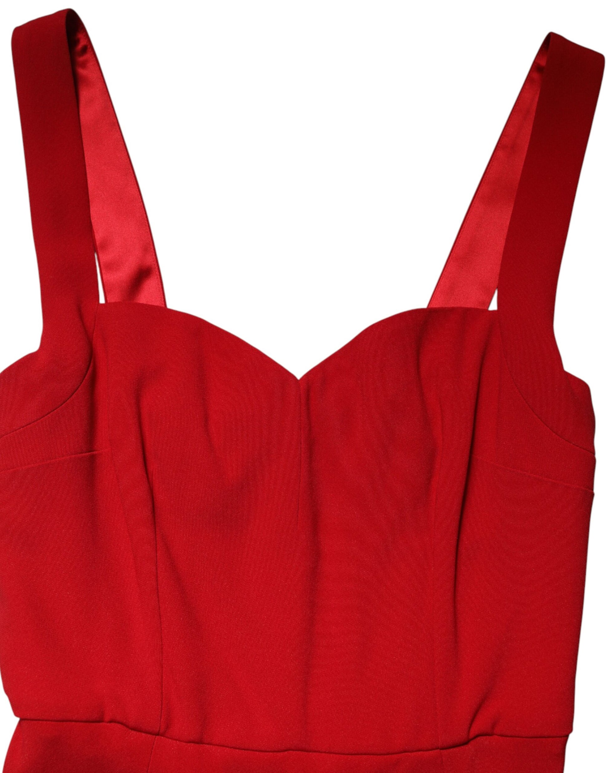 Red Viscose Sheath Mermaid Long Gown Dress