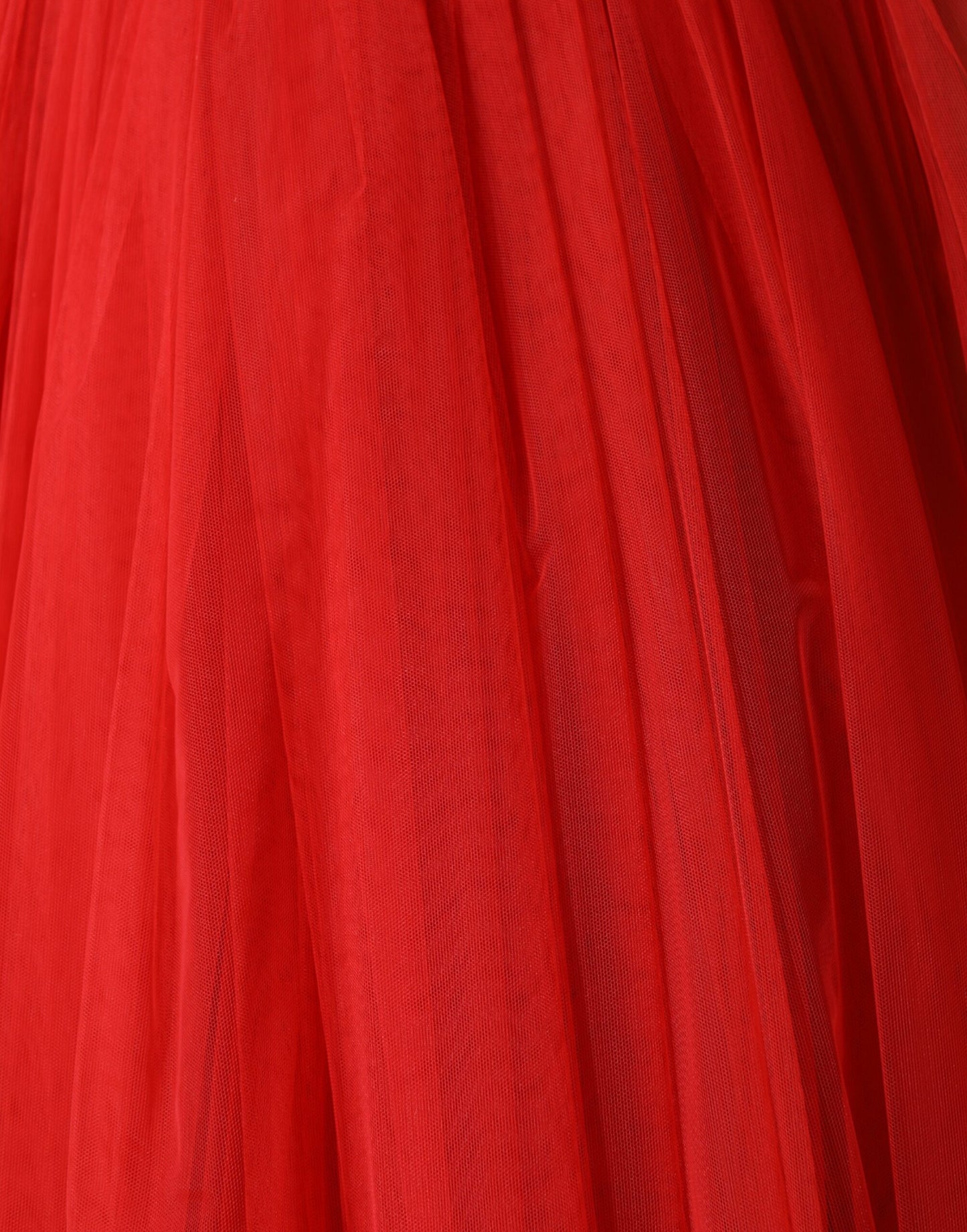 Red Floral Off Shoulder A-line Gown Dress