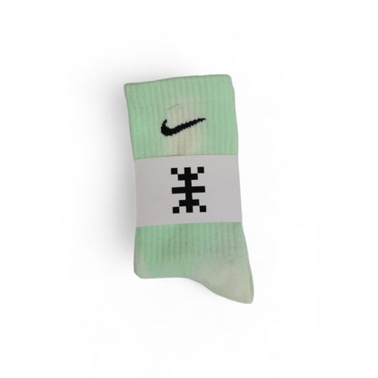 Green Cotton Socks
