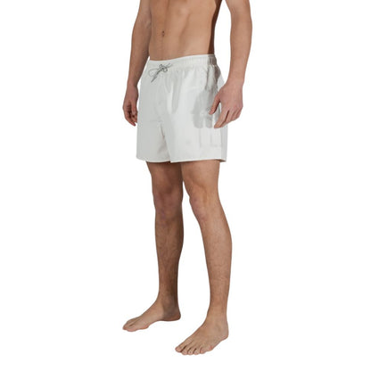 Bicolor Polyester Swim Shorts