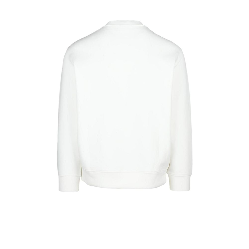 White Cotton Sweatshirt