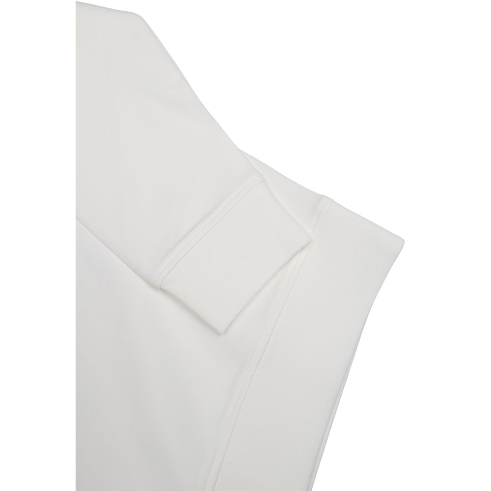 White Cotton Sweatshirt