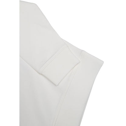 White Cotton Sweatshirt