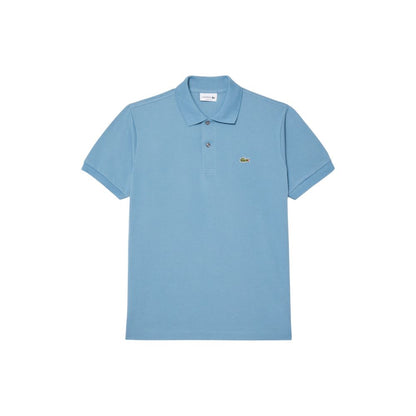 Blue Cotton Polo Shirt
