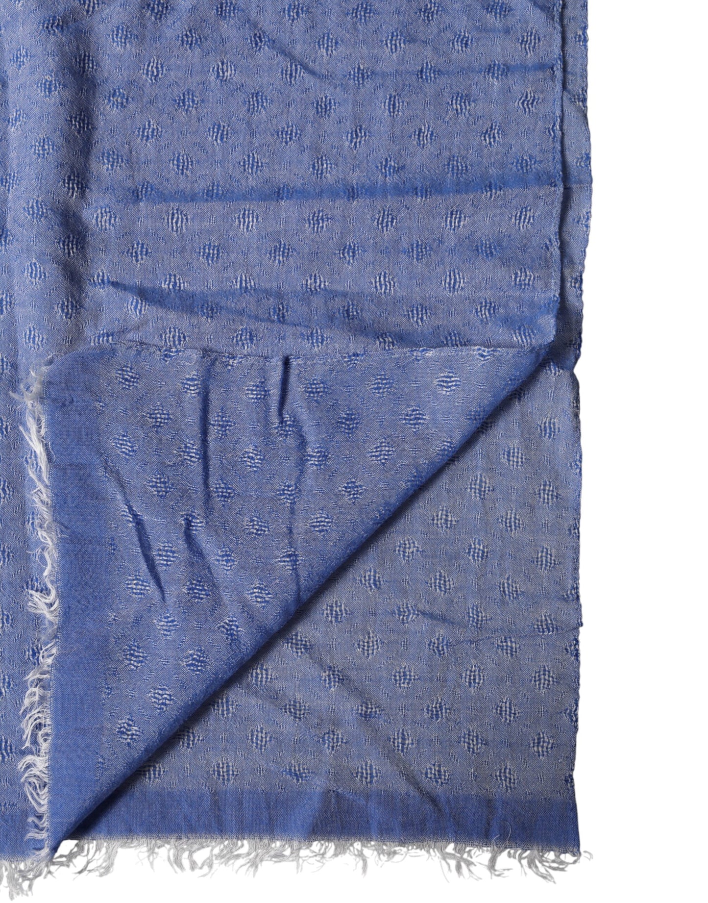 Blue Lace Stole Cotton Neck Wrap Shawl Scarf