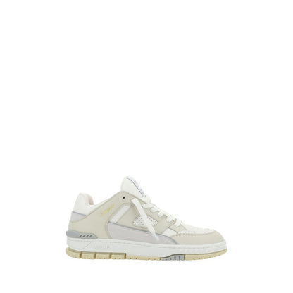 White Calf Leather Bos Taurus Low Top Sneakers