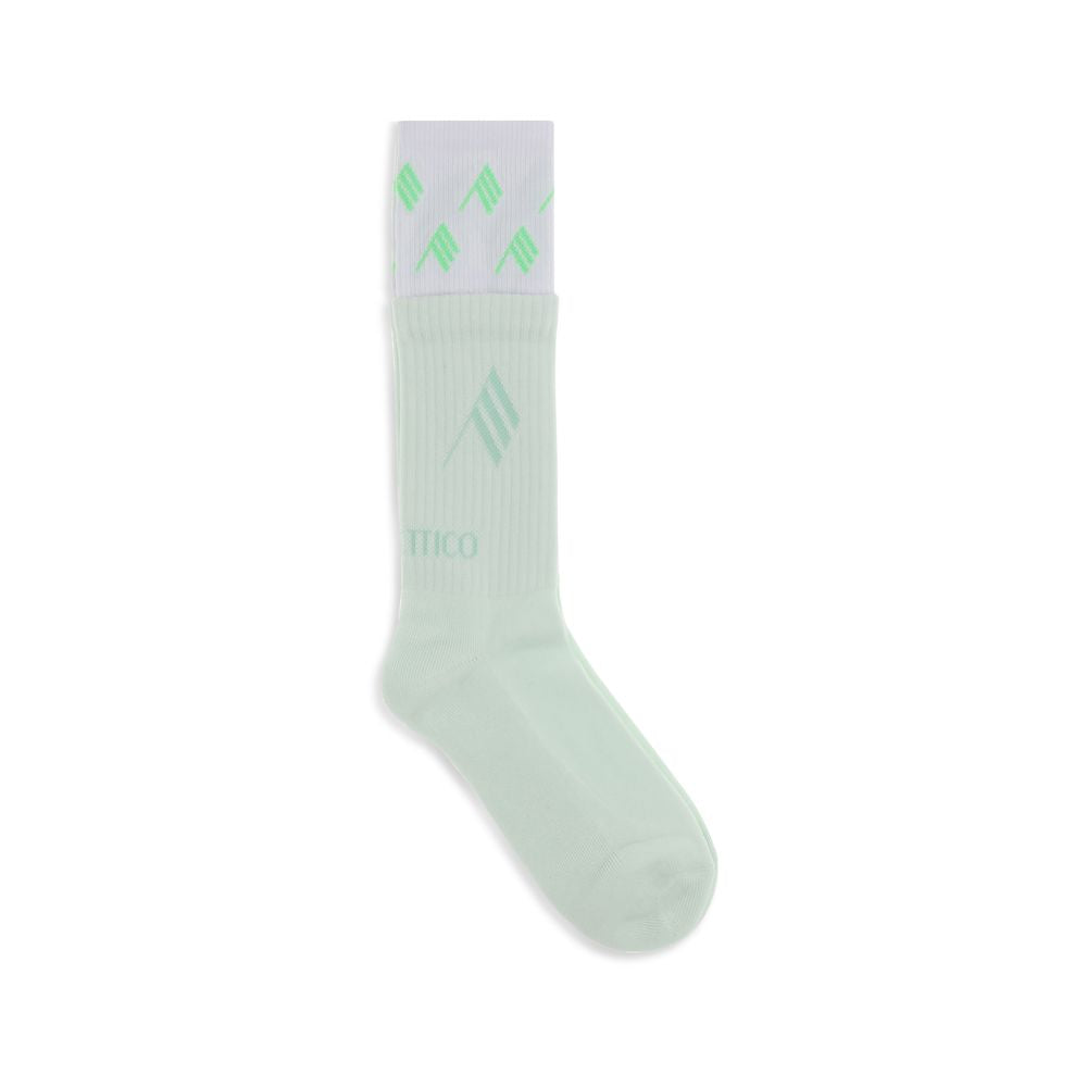 Green Cotton Socks