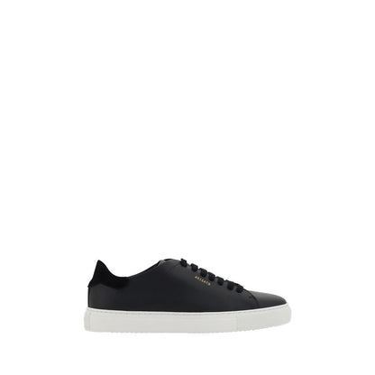 Black Calf Leather Bos Taurus Low Top Sneakers