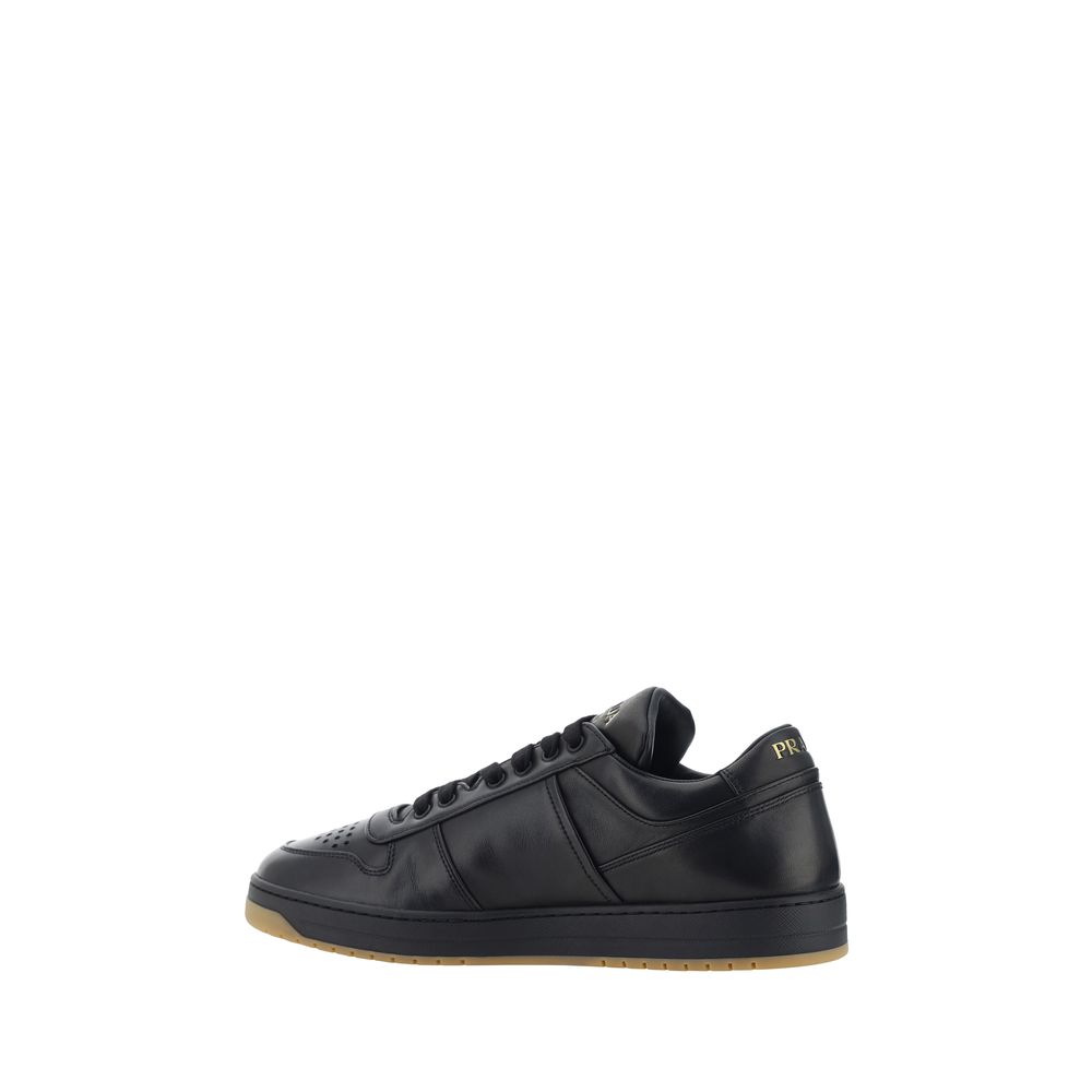 Black Calf Leather Bos Taurus Low Top Sneakers